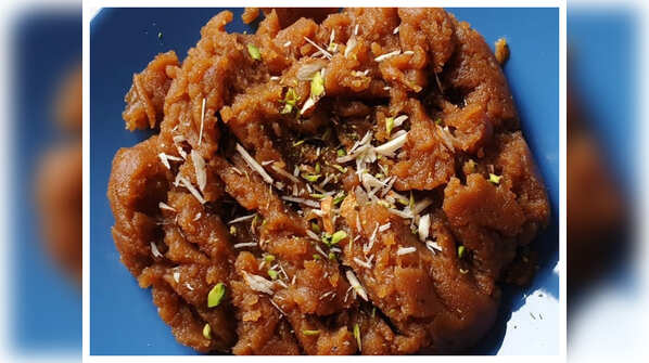 Wheat flour halwa