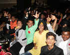 Students enjoy at the fresher's party of Tirpude Institute of Hospitality Management