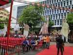 BJP office decked up for the results