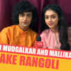 Article image for: <i class="tbold">sumedh mudgalkar</i>, Mallika Singh of RadhaKrishn make Rangoli, recall childhood Diwali memories