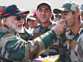 In pics: PM Modi celebrates Diwali with soldiers in Rajouri