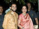 Aaditya Thackeray with his mother