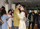 ​Ayushmann Khurrana, Bhumi Pednekar and team 'Bala' enjoy Diwali brunch 
