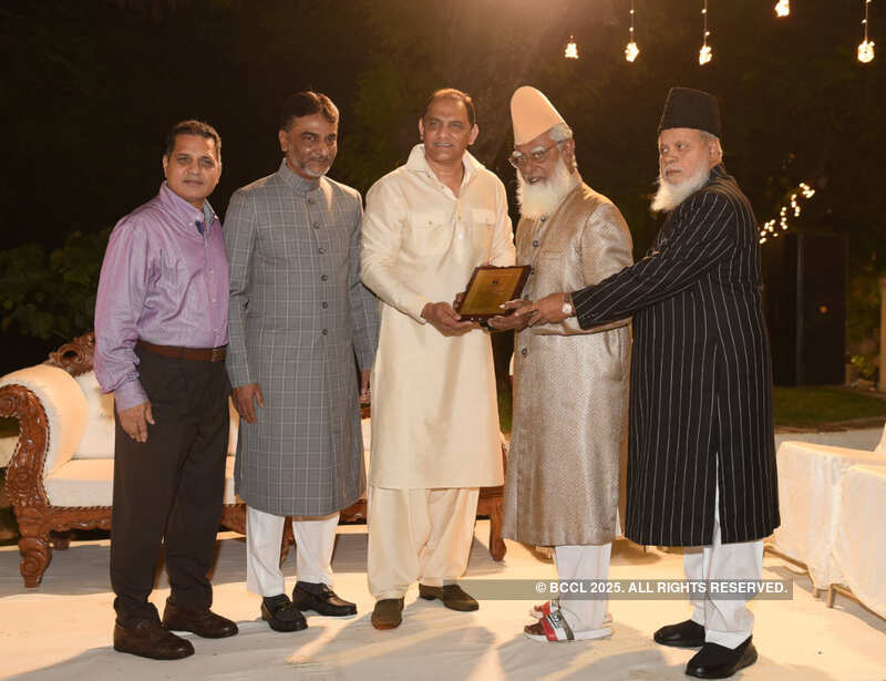 A lavish party for the new HCA president Azharuddin