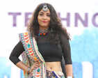 Students enjoy at freshers party