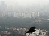 Shocking pictures of thick blanket of smog covering Delhi