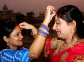 Colourful pictures of Chhath Puja celebrations across India