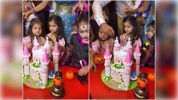 The beautiful birthday cake