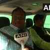 Chief minister Arvind Kejriwal & ministers Gopal Rai and Satyendar Jain leave for work in an even-numbered vehicle