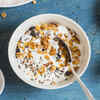 Toasted muesli with almonds and dark chocolate