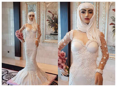 In pics: World's most expensive wedding gown with $15 million