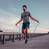 Jumping with hunched back