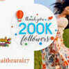 200k followers on Instagram; thanks fans