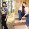 8. Flaunting the well-toned midriff