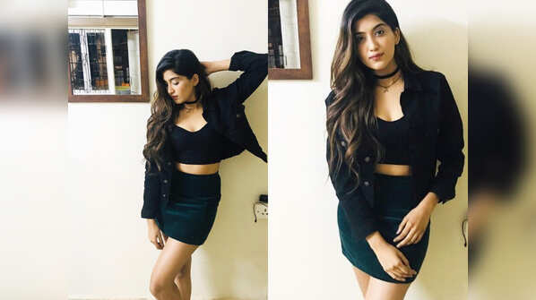 Nailing the black on black look