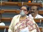 TMC Kakoli Ghosh speaks wearing a mask in Lok Sabha