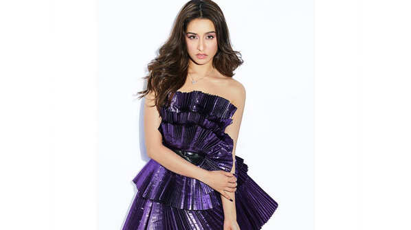 Photo: Shraddha Kapoor looks stunning in a shimmery purple outfit; sets the internet on fire