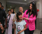 Aishwarya Rai Bachchan, Aaradhya Bachchan visit a hospital