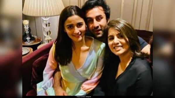 Celebrating with Ranbir, Neetu Kapoor