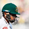 Rahim walks back after his 74-run knock in second innings