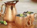 Consume water from a copper vessel