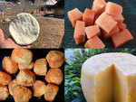 Popular cheese varieties of India