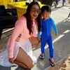 Kashmera with her son