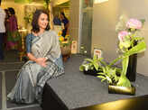 Ikebana blends with yoga in a unique exhibition