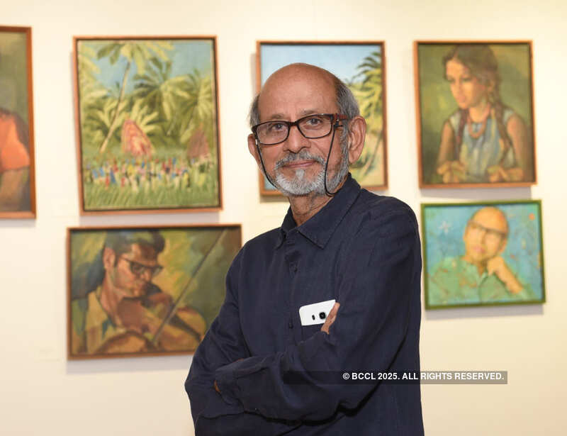 Artist Rohini Kumar pays tribute to his gurus with an exhibition