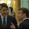 Article image for: Watch: <i class="tbold">justin trudeau</i>, Macron and Johnson share words about Trump's lengthy impromptu pressers