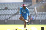 West Indies train it out