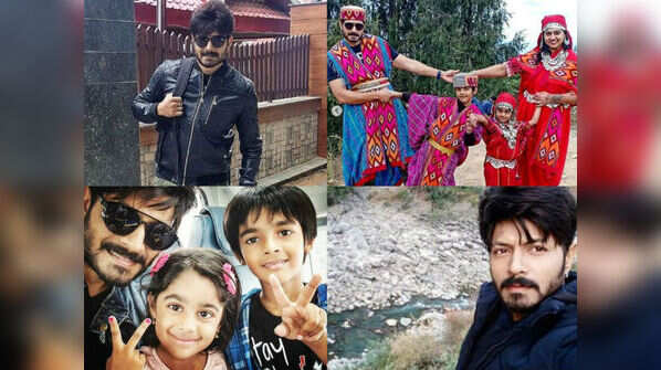 Posing in ethnic outfits to celebrating his daughter’s birthday: A look at BB Telugu 2 winner Kaushal Manda’s Manali vacation
