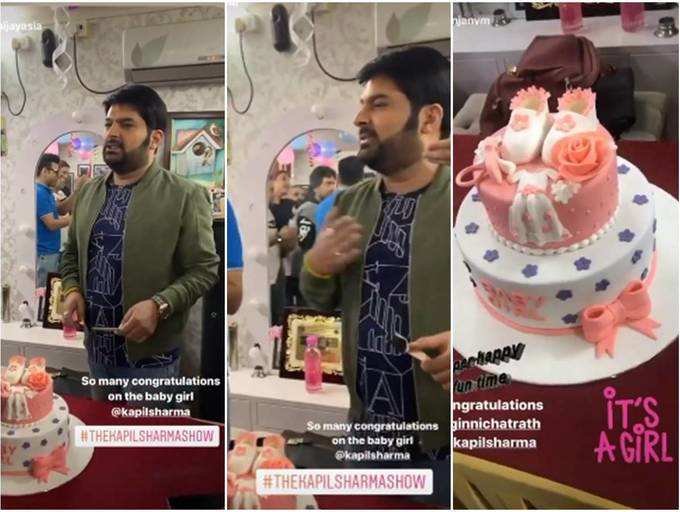 ​New dad Kapil Sharma gets a warm welcome from The Kapil Sharma Show team, celebrates by cutting cake