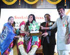 Nandita Das gets felicitated with Sankalp Sanjeevani Puraskar