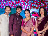 Saina Nehwal & other badminton players at Sai Praneeth’s wedding reception