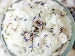 Lavender sea salt scrub