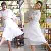 Photos: Sanskruti Balgude slays it in her white dress as she twirls and poses for the camera