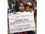 Huma Qureshi protests against CAA