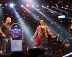 Vishal-Shekhar and Sunil Grover perform at an event