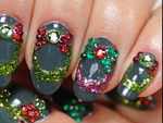 Wreath Nail Art