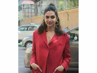 Deepika Padukone gives formal blazer look a chic twist, styles it