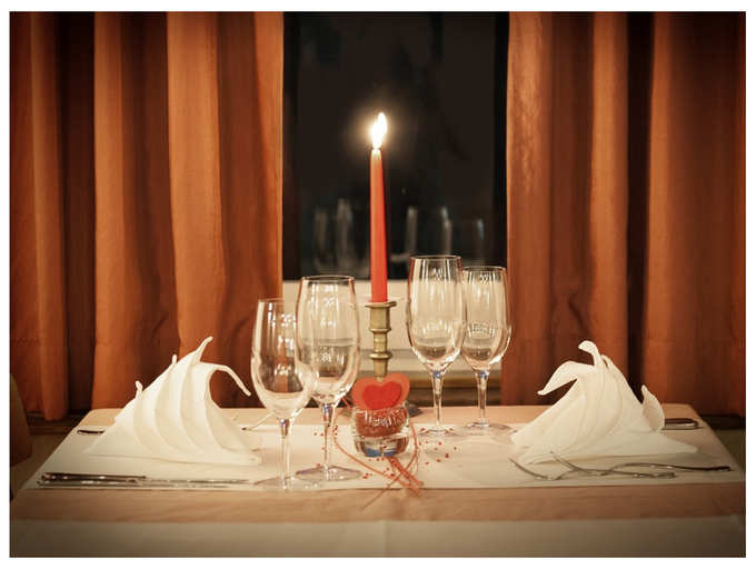 Private candlelight dinner in delhi