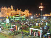 When Mysore Palace was decked up with flowers