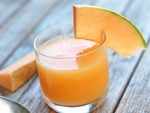 Gingered and cantaloupe smoothie