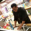 Washing dishes