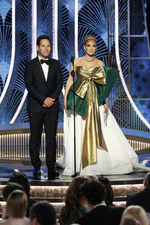 Paul Rudd and Jennifer Lopez at 77th Annual Golden Globes Awards