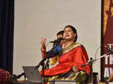 Shobana Vignesh performed on the final day of the Times Thyagaraja Awards
