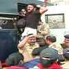 Protesters were taken from Gateway of India in police vehicles