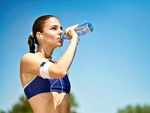 Drink water while working out
