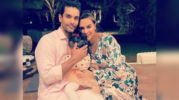 Neha Dhupia on why she chose 'bas' as the first word to teach her daughter Mehr
